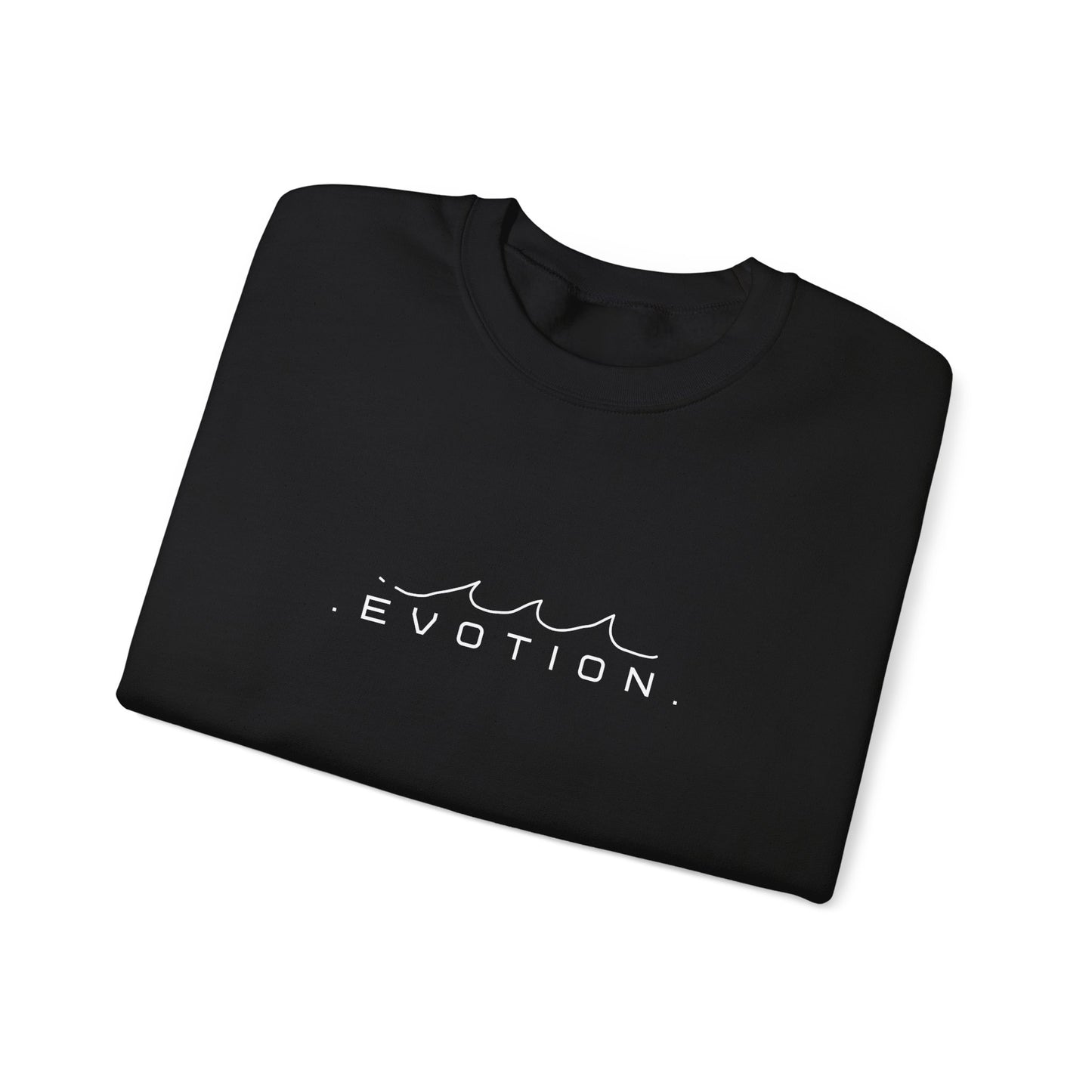 Evotion Wave Inspired Crewneck Sweatshirt – Minimal Streetwear for Skate & Surf Life