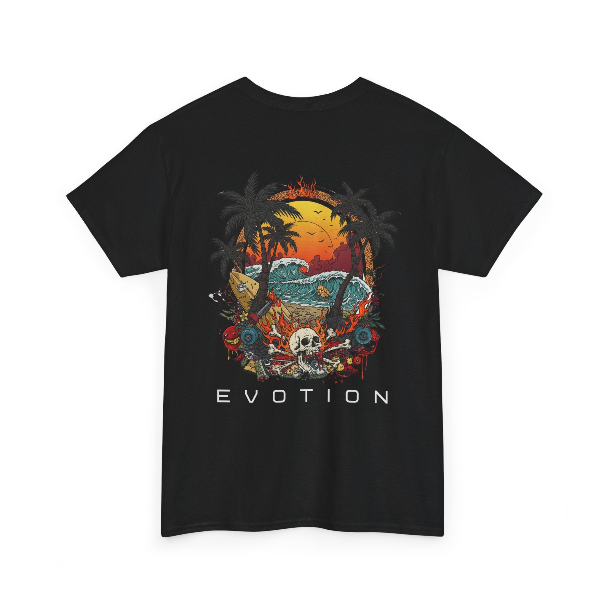 Evotion Surf Chaos Tee – Unisex Skate, Surf & Streetwear T-Shirt