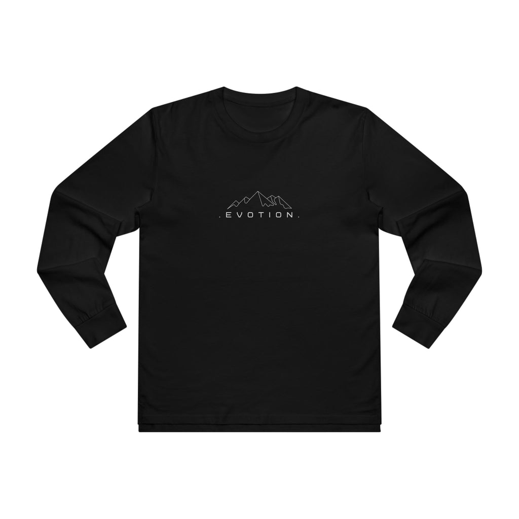 Evotion Inspirational Mountaineer Long Sleeve Tee – Unisex Skate & Surf Streetwear Layer