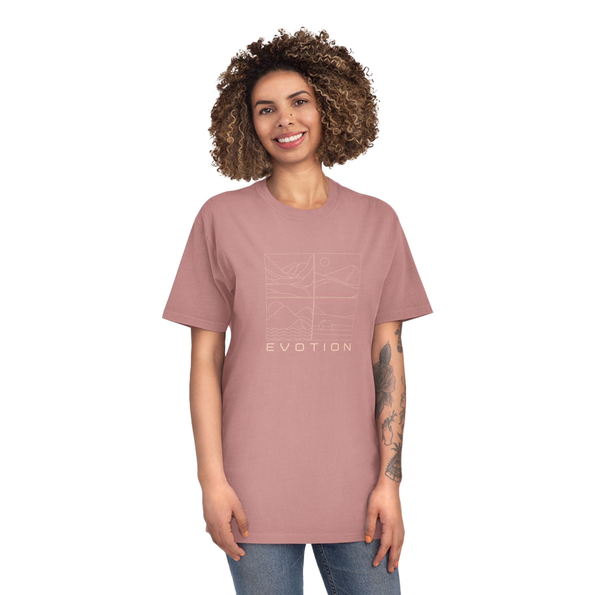 Evotion Four Square Inspired Tee - Unisex Skate, Surf & Streetwear T-Shirt