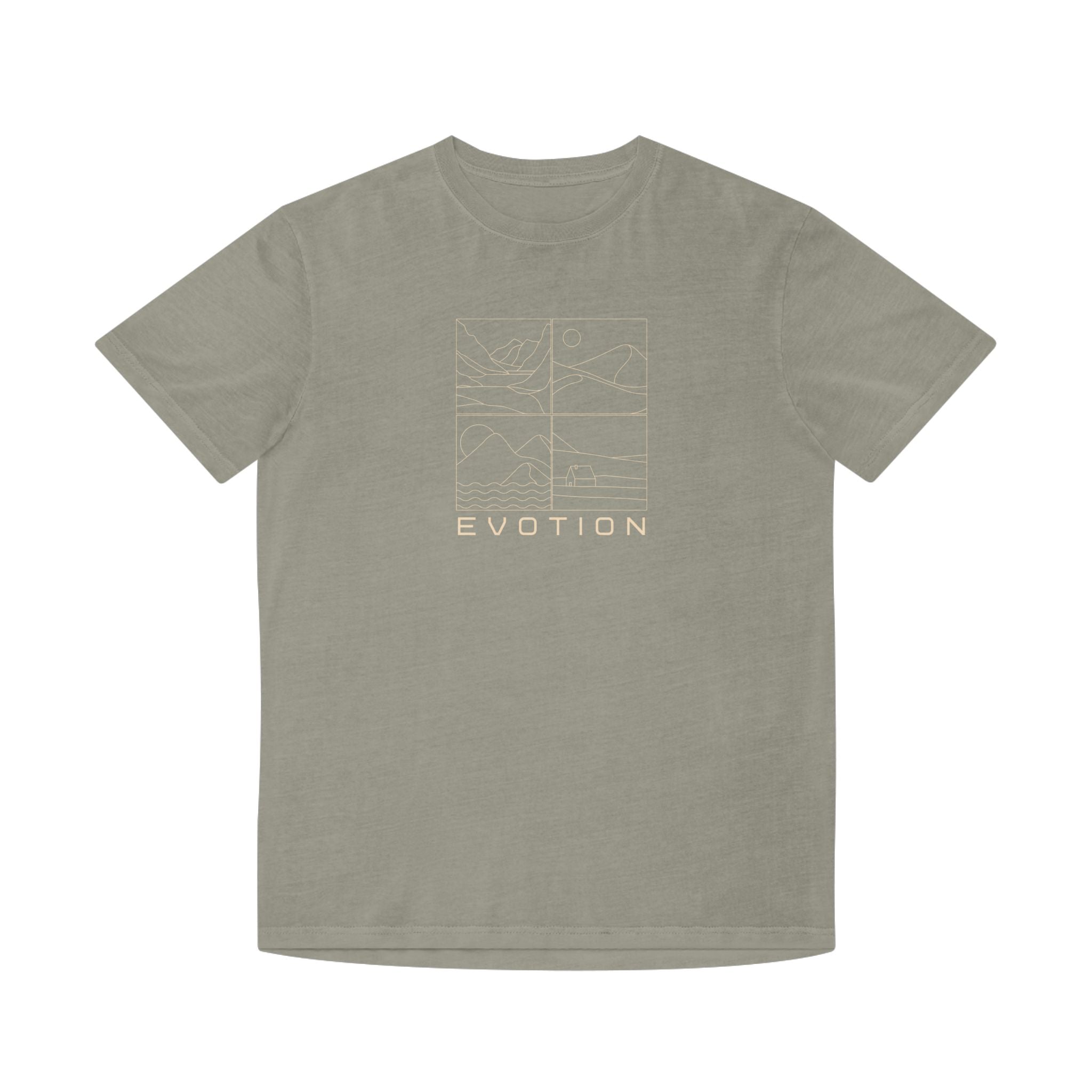 Evotion Four Square Inspired Tee - Unisex Skate, Surf & Streetwear T-Shirt