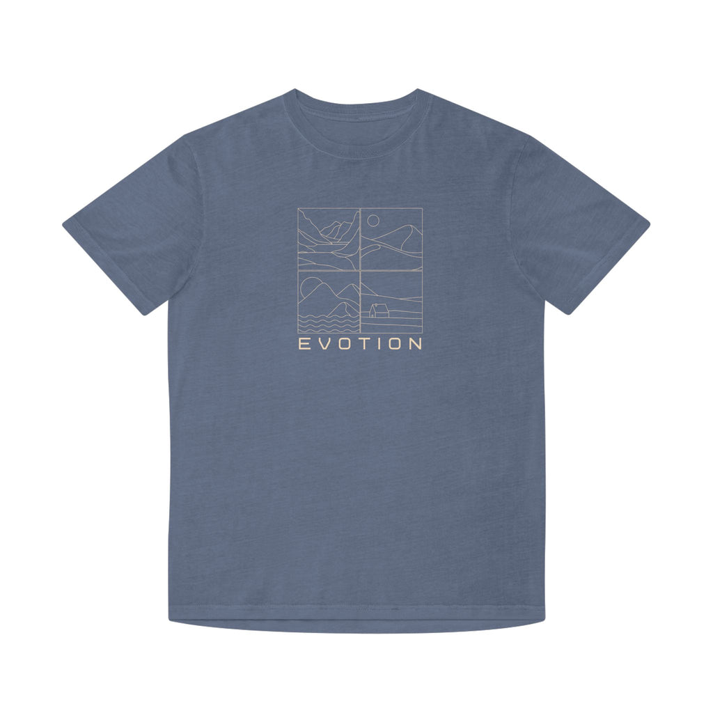Evotion Four Square Inspired Tee - Unisex Skate, Surf & Streetwear T-Shirt