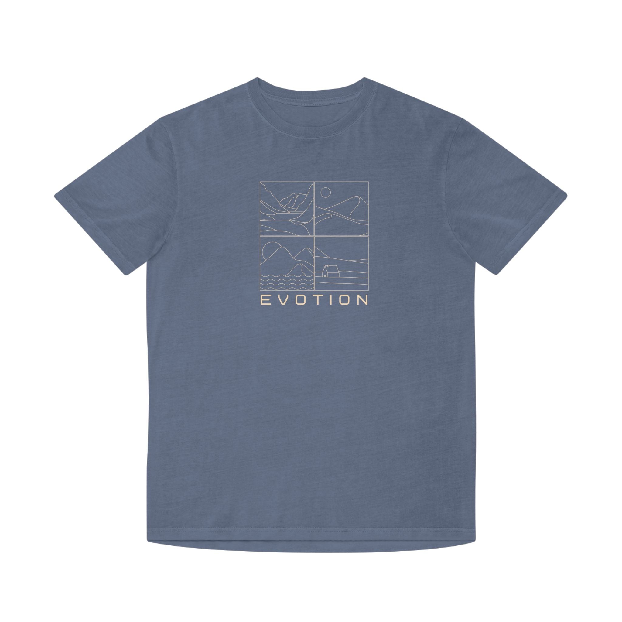 Evotion Four Square Inspired Tee - Unisex Skate, Surf & Streetwear T-Shirt