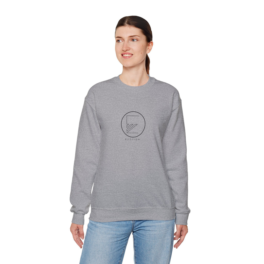Evotion Original Crewneck Sweatshirt – Minimal Streetwear for Skate & Surf Life