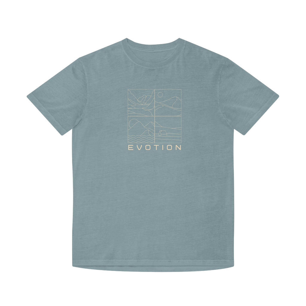 Evotion Four Square Inspired Tee - Unisex Skate, Surf & Streetwear T-Shirt