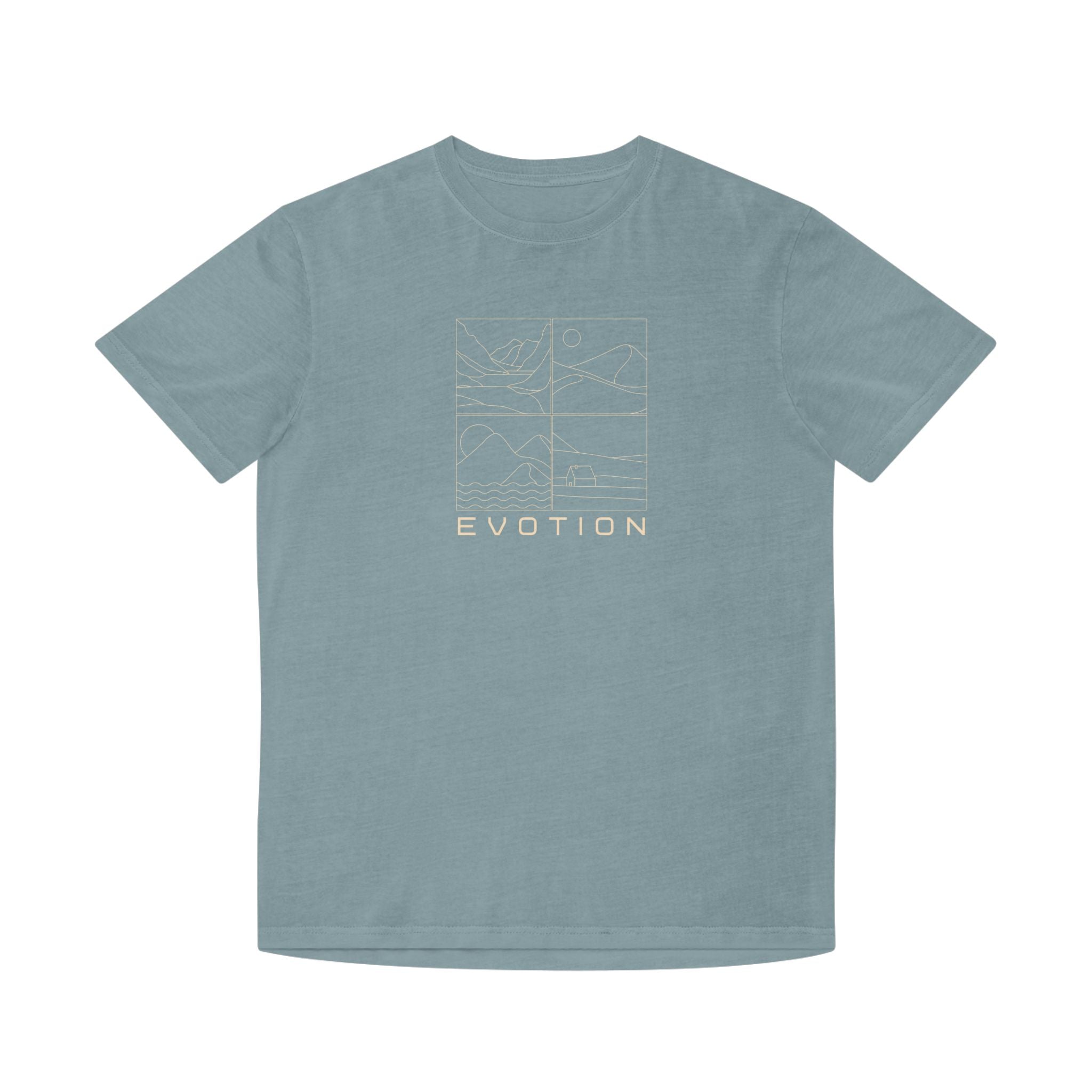 Evotion Four Square Inspired Tee - Unisex Skate, Surf & Streetwear T-Shirt
