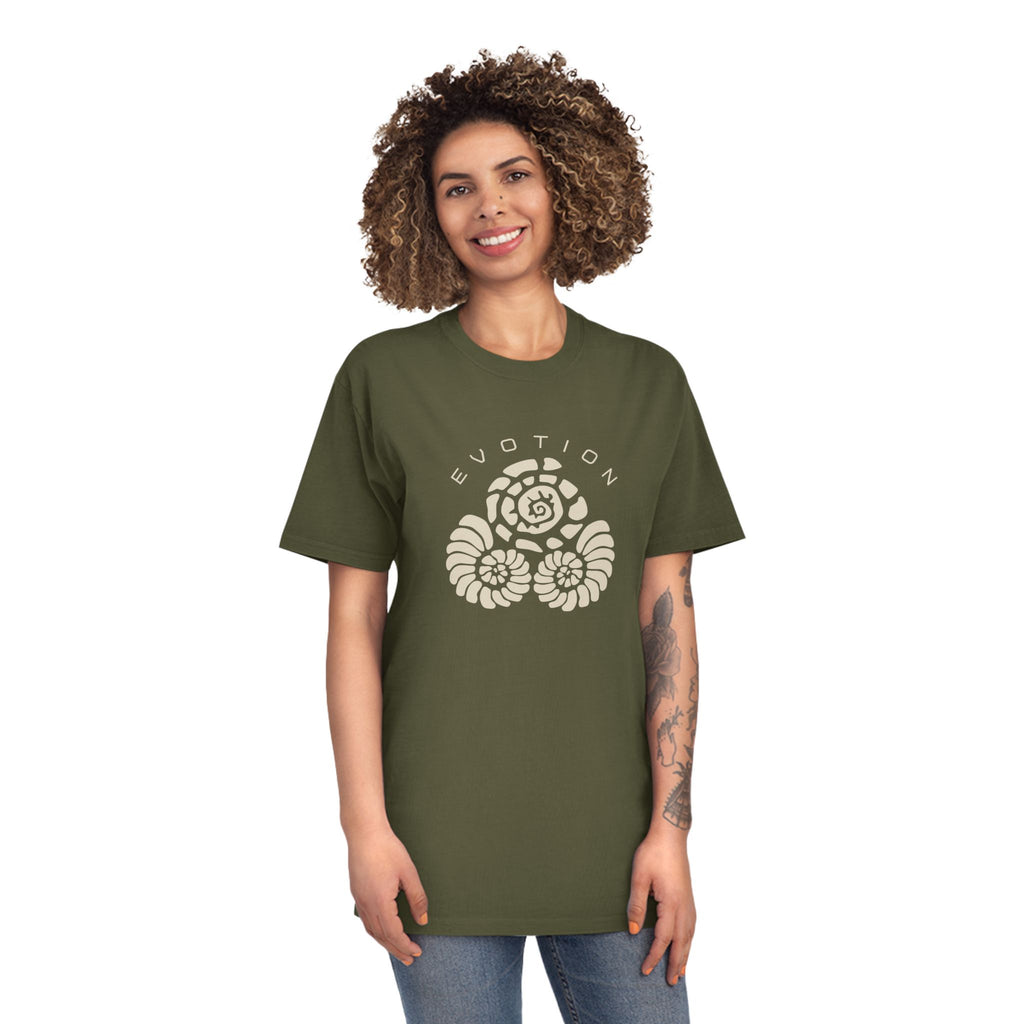 Evotion Shell Inspired Faded Tee – Unisex Skate, Surf & Streetwear T-Shirt