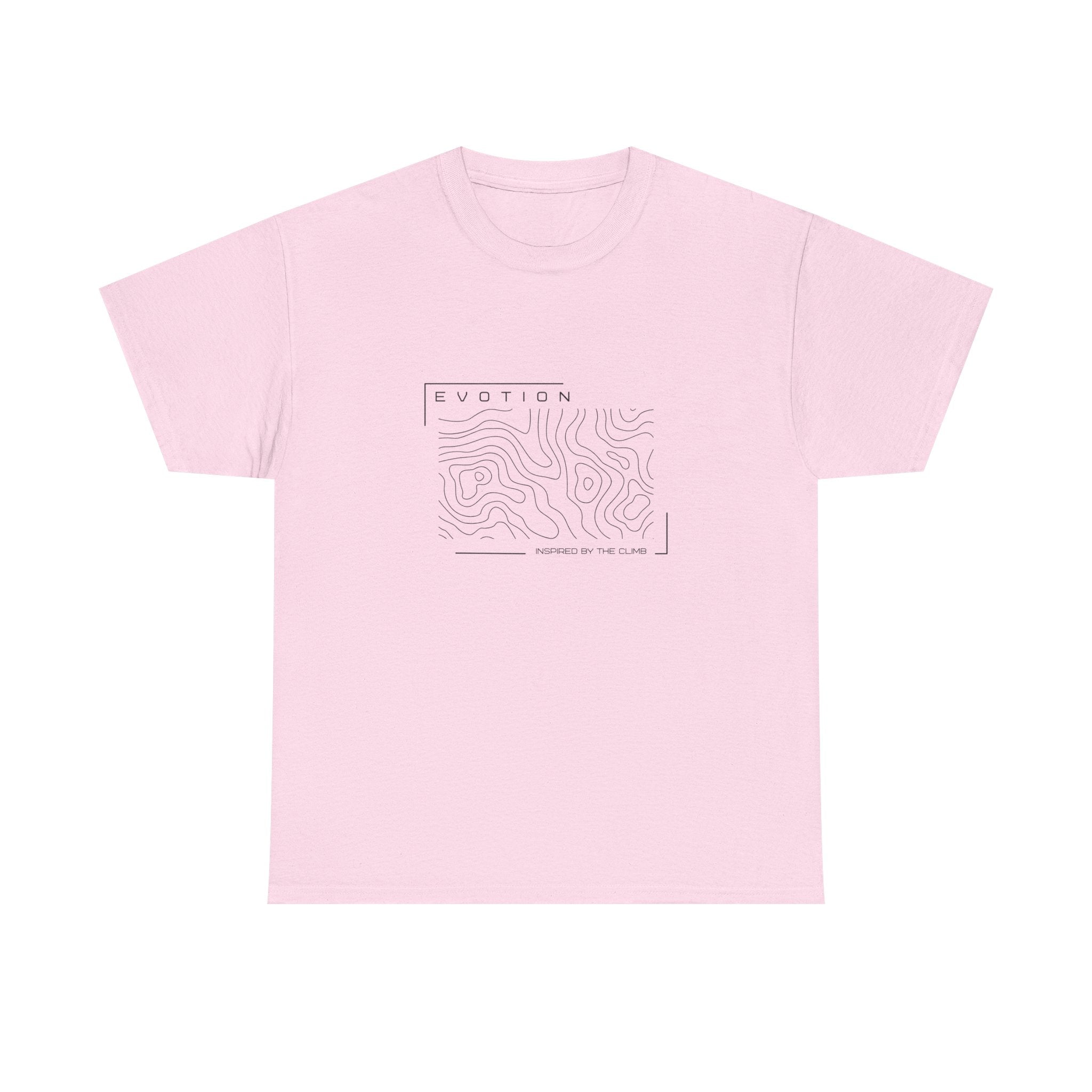 Evotion Contour Map Inspired Tee – Unisex Skate, Surf & Streetwear T-Shirt