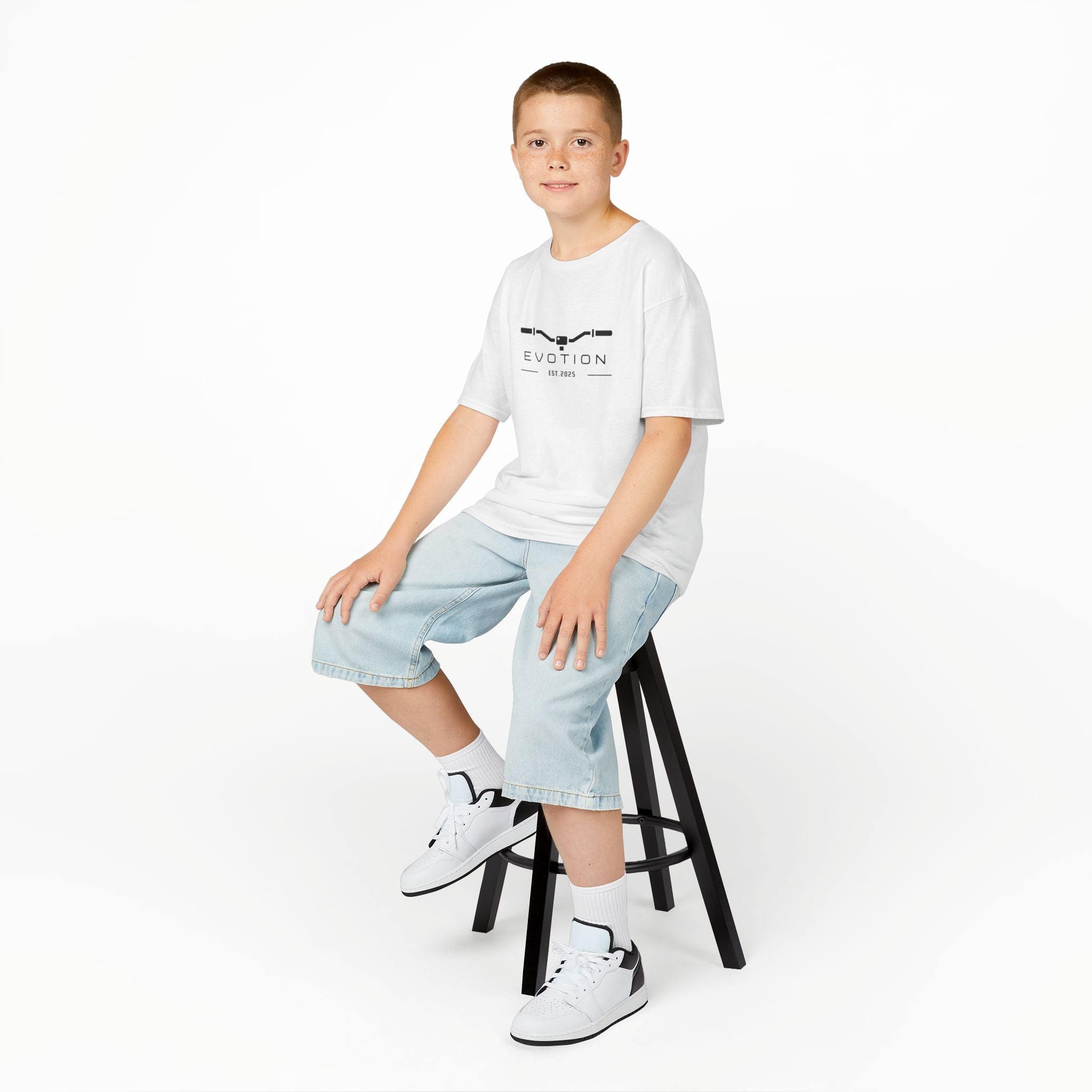 Evotion Handlebar Youth Tee – Unisex Skate, Surf & Streetwear T-Shirt