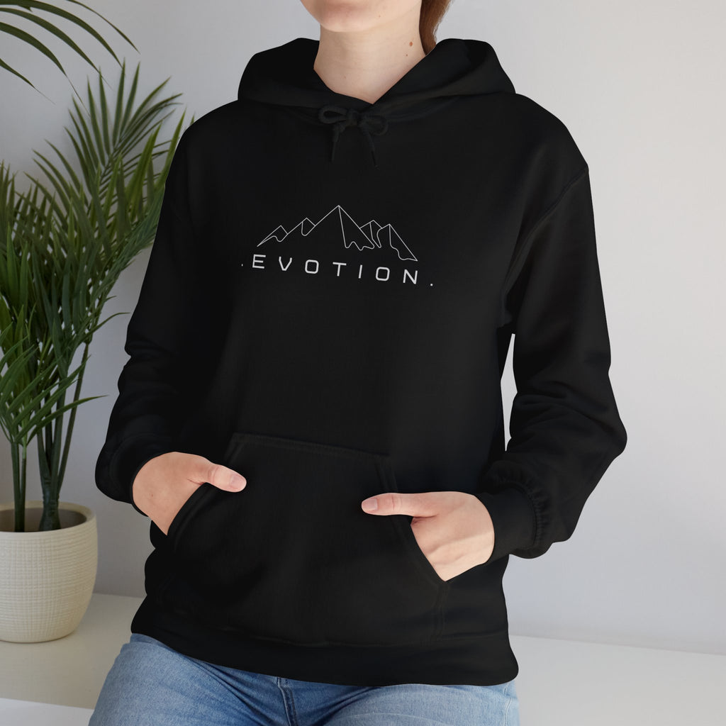 Evotion Inspirational Mountaineer Heavyweight Hoodie – Skate & Surf Pullover for Everyday Hustle