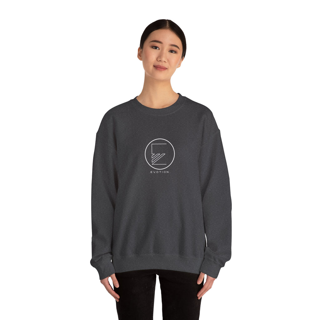 Evotion Original Crewneck Sweatshirt – Minimal Streetwear for Skate & Surf Life