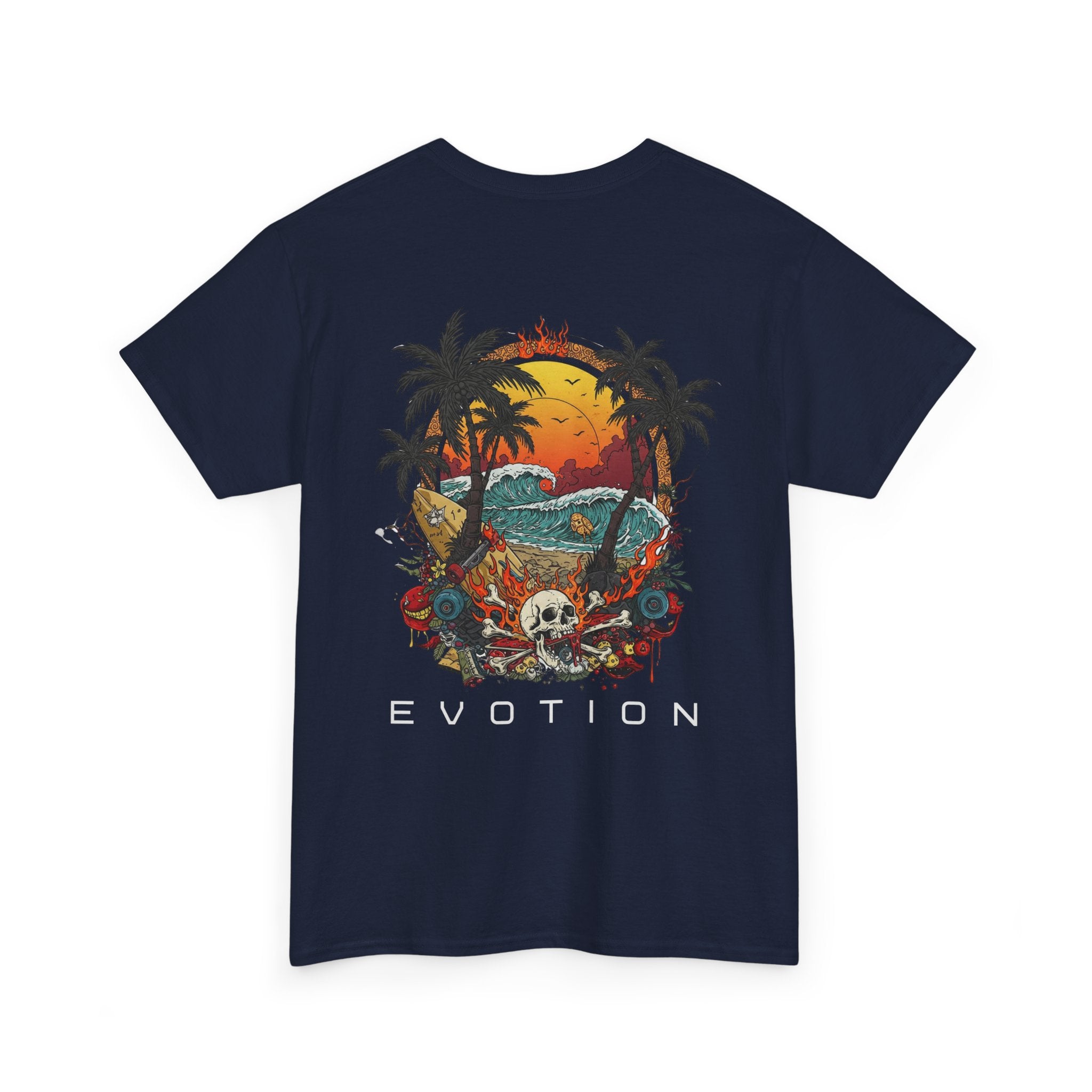 Evotion Surf Chaos Tee – Unisex Skate, Surf & Streetwear T-Shirt
