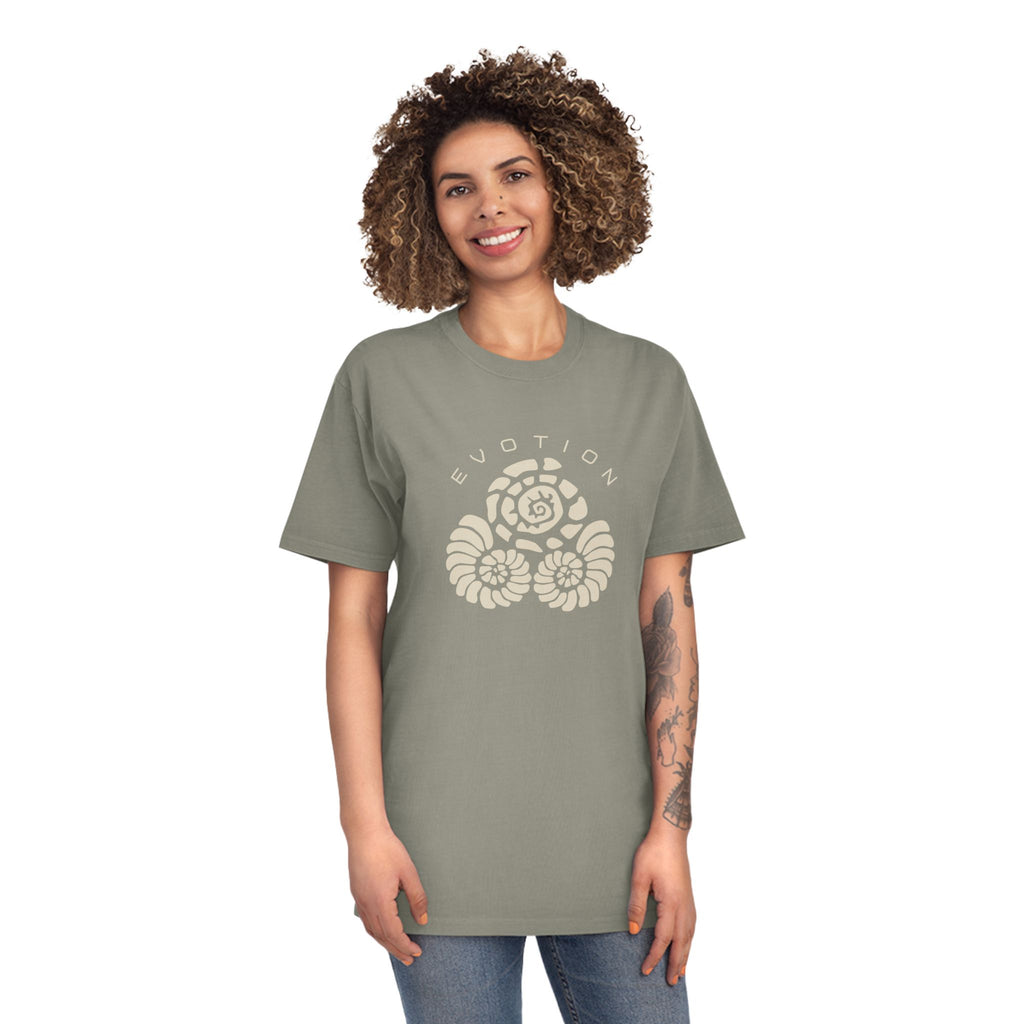 Evotion Shell Inspired Faded Tee – Unisex Skate, Surf & Streetwear T-Shirt