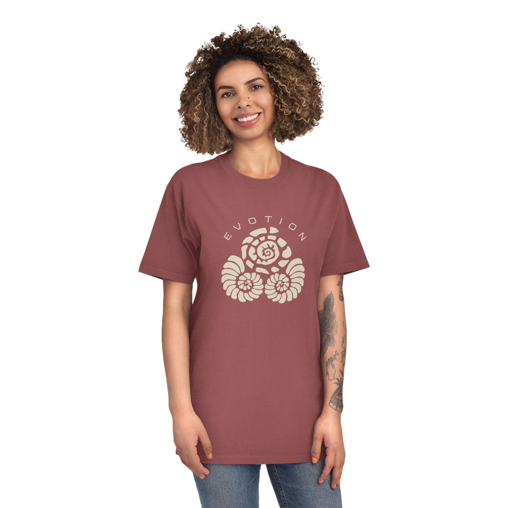 Evotion Shell Inspired Faded Tee – Unisex Skate, Surf & Streetwear T-Shirt
