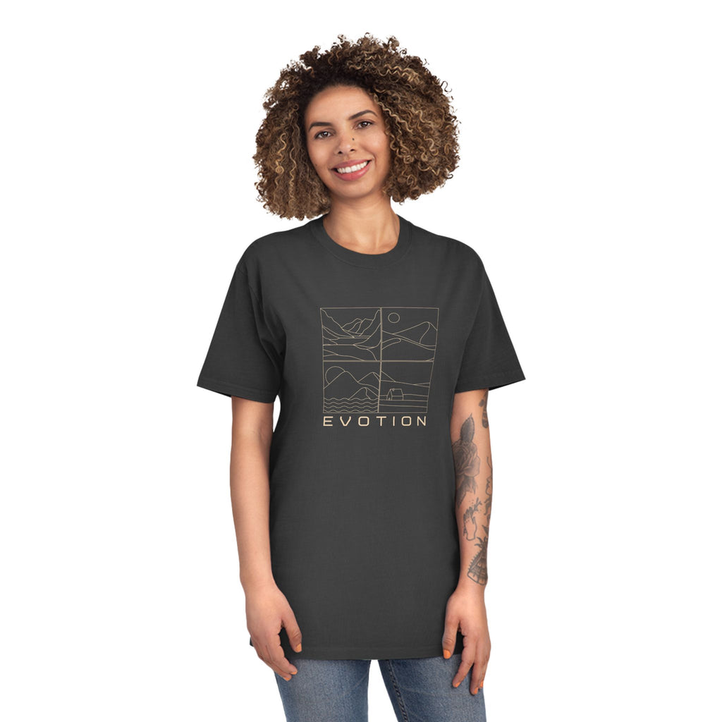 Evotion Four Square Inspired Tee - Unisex Skate, Surf & Streetwear T-Shirt