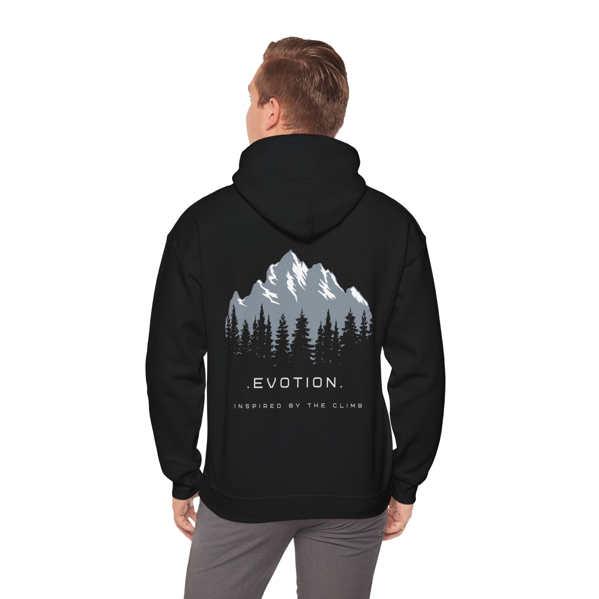 Evotion Mountain Inspired Heavyweight Hoodie – Skate & Surf Pullover for Everyday Hustle