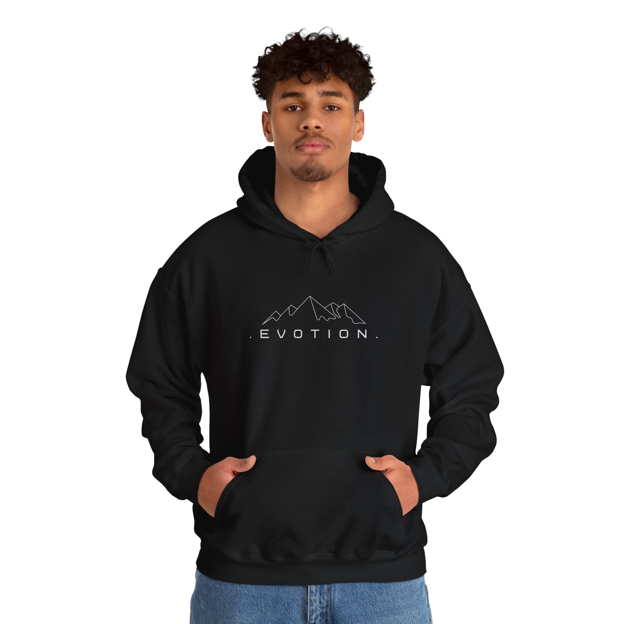 Evotion Inspirational Mountaineer Heavyweight Hoodie – Skate & Surf Pullover for Everyday Hustle