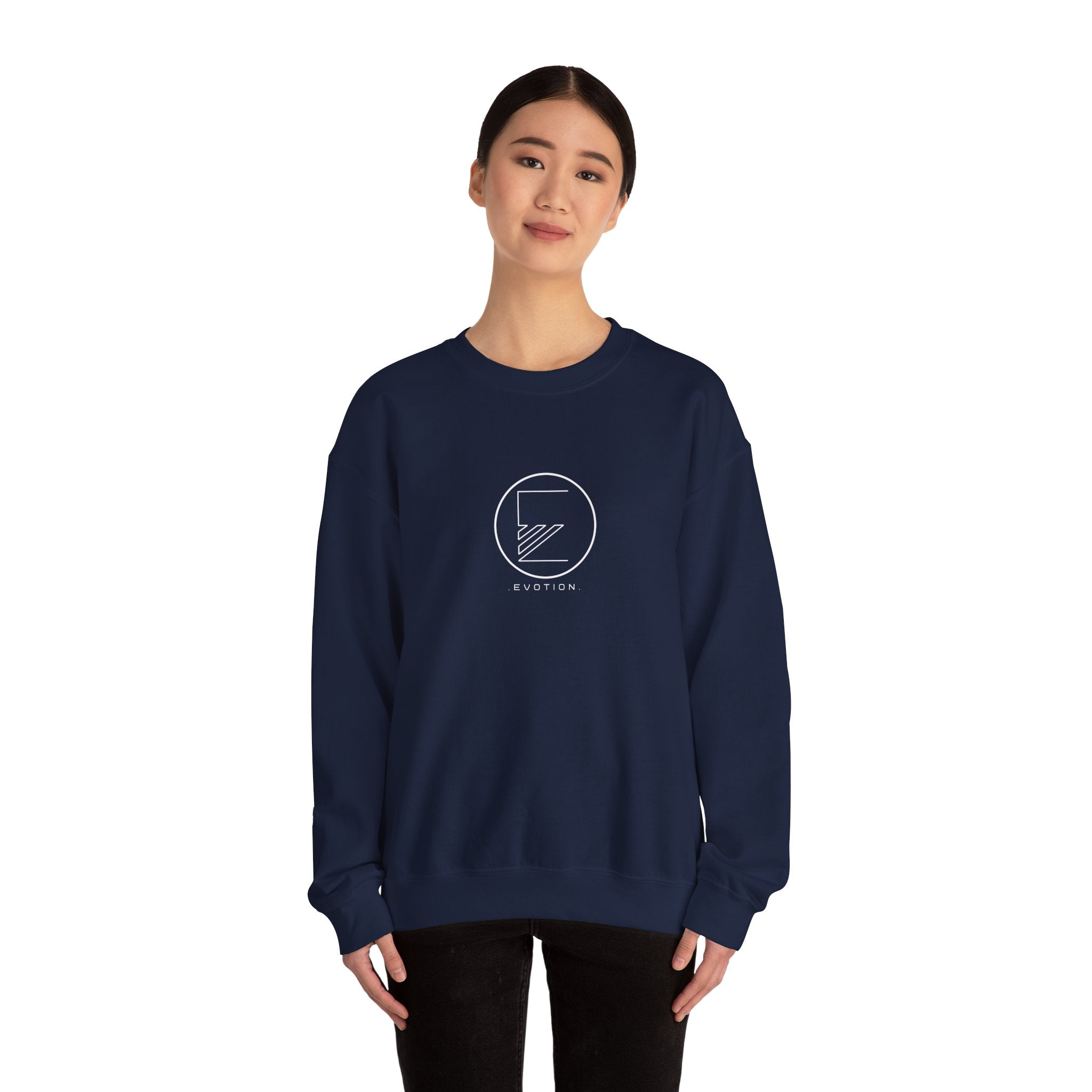 Evotion Original Crewneck Sweatshirt – Minimal Streetwear for Skate & Surf Life