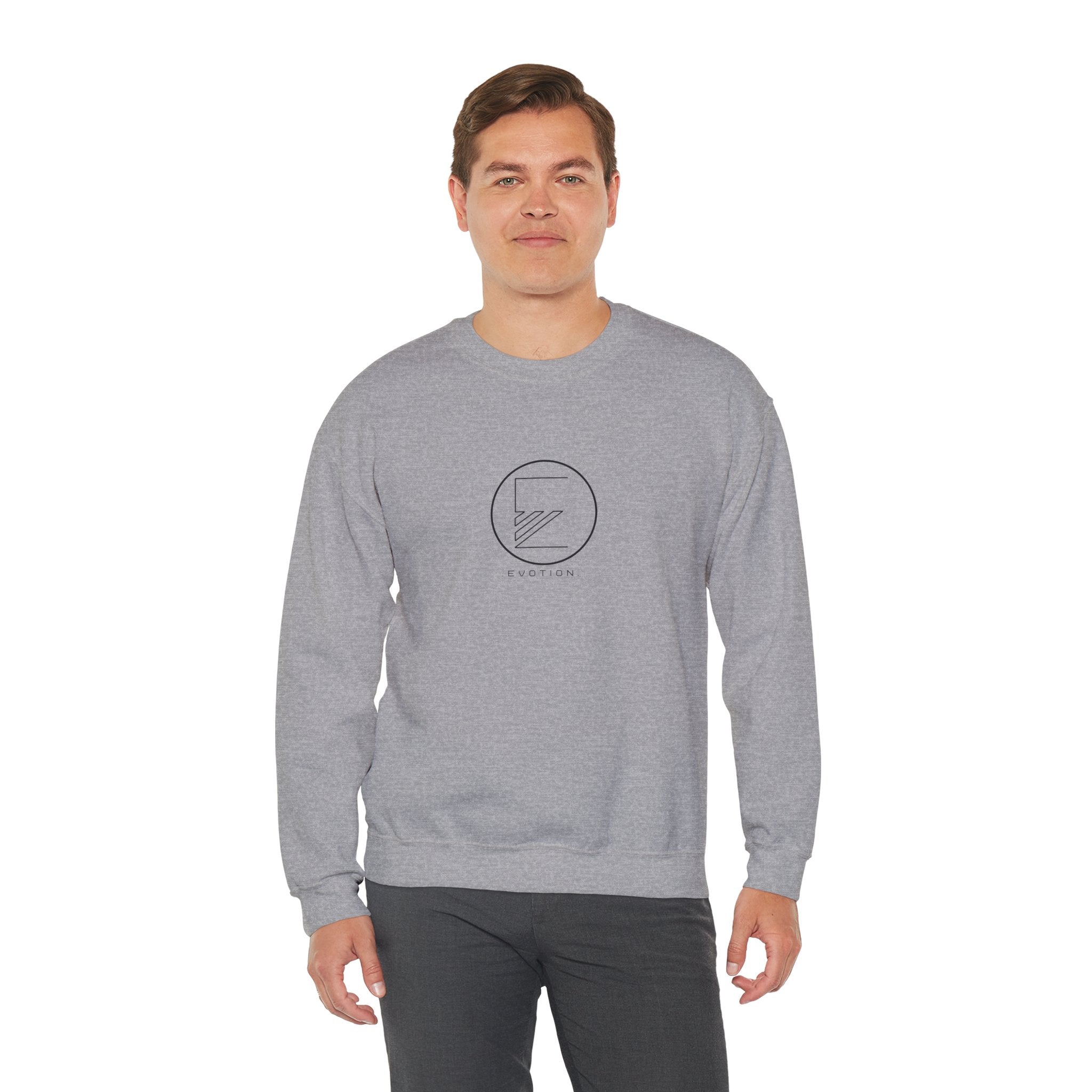 Evotion Original Crewneck Sweatshirt – Minimal Streetwear for Skate & Surf Life