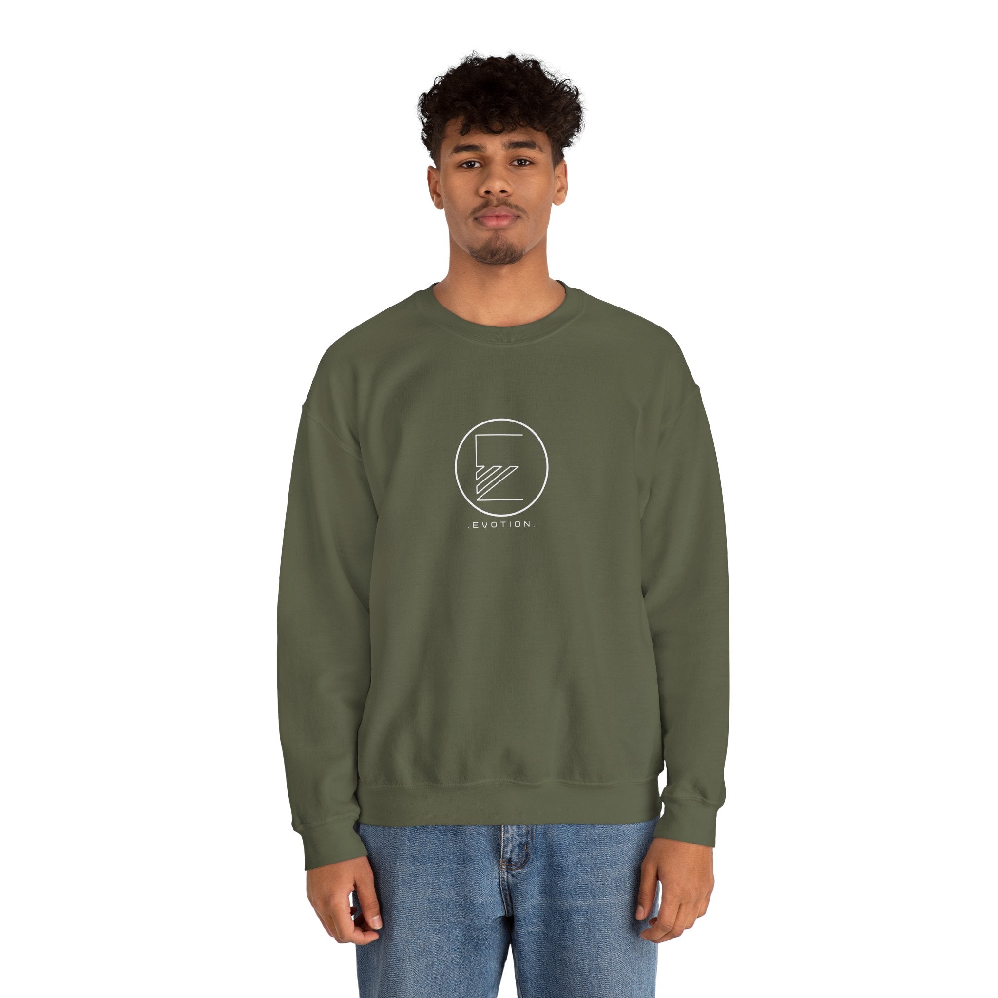Evotion Original Crewneck Sweatshirt – Minimal Streetwear for Skate & Surf Life