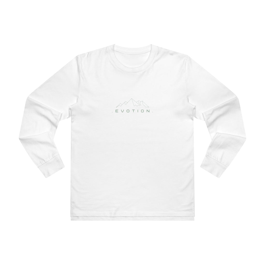 Evotion Inspirational Mountaineer Long Sleeve Tee – Unisex Skate & Surf Streetwear Layer