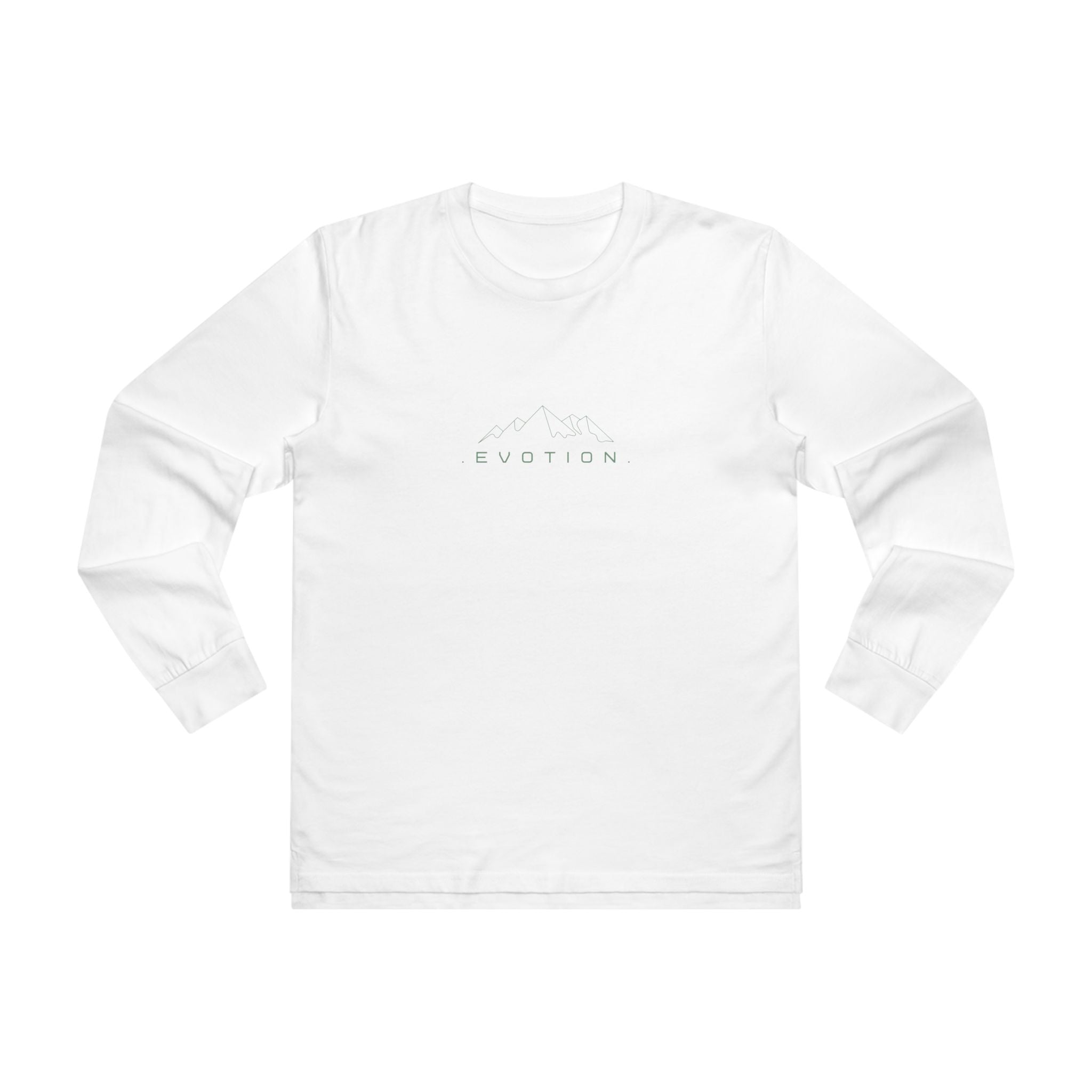 Evotion Inspirational Mountaineer Long Sleeve Tee – Unisex Skate & Surf Streetwear Layer