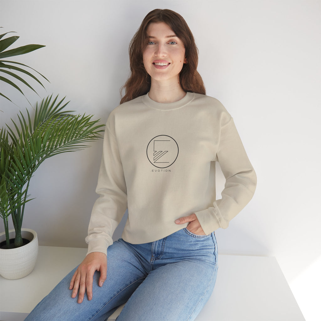 Evotion Original Crewneck Sweatshirt – Minimal Streetwear for Skate & Surf Life