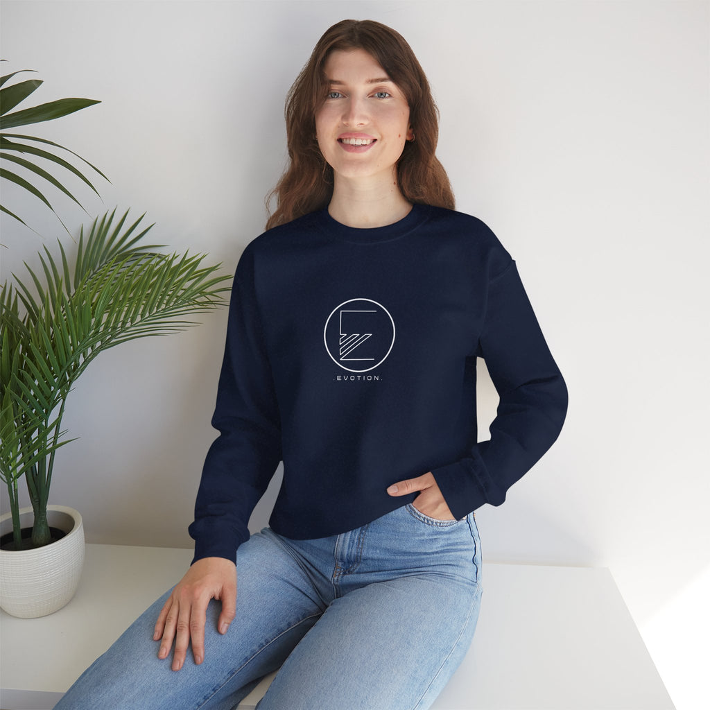 Evotion Original Crewneck Sweatshirt – Minimal Streetwear for Skate & Surf Life