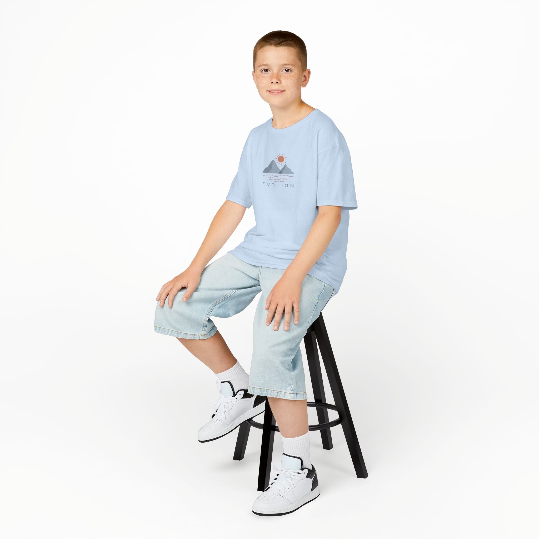 Evotion Adventure Mountain Tee - Youth Skate, Surf & Streetwear T-Shirt