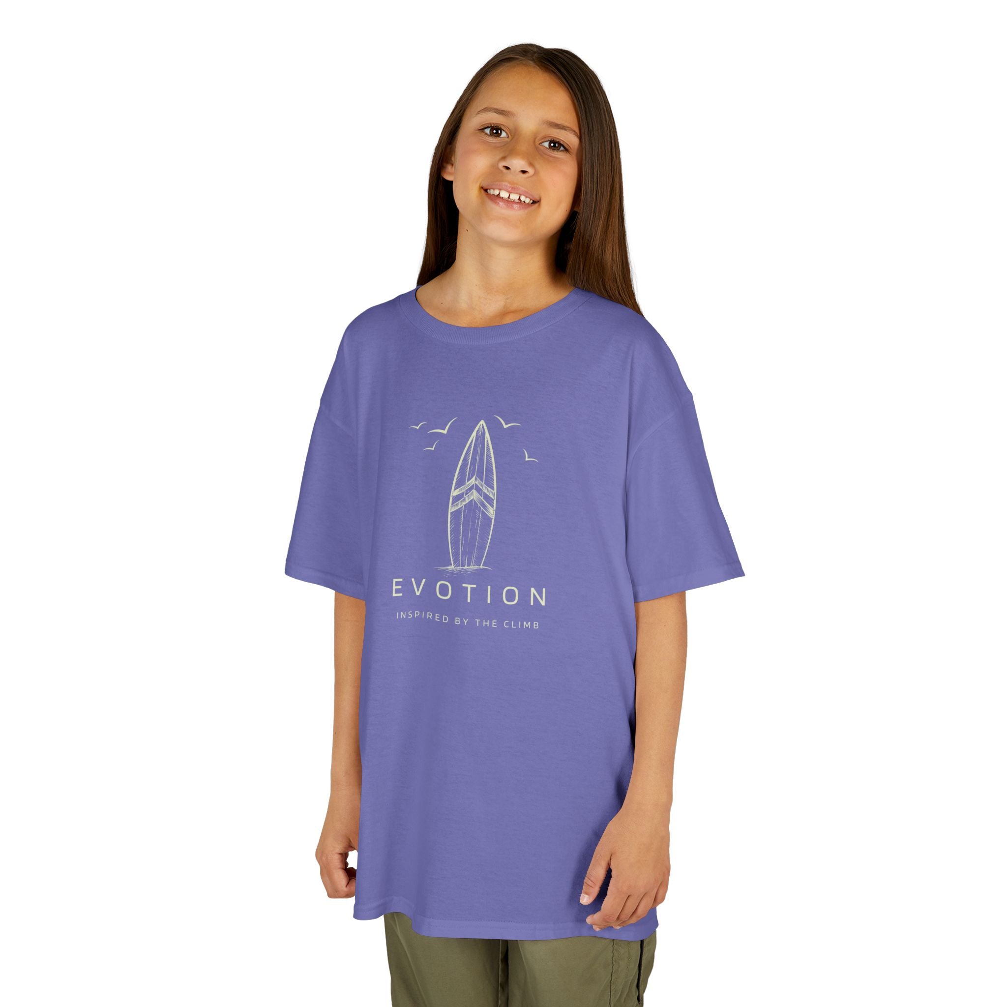 Evotion Surf's Up Youth Tee - Unisex Skate, Surf & Streetwear T-Shirt