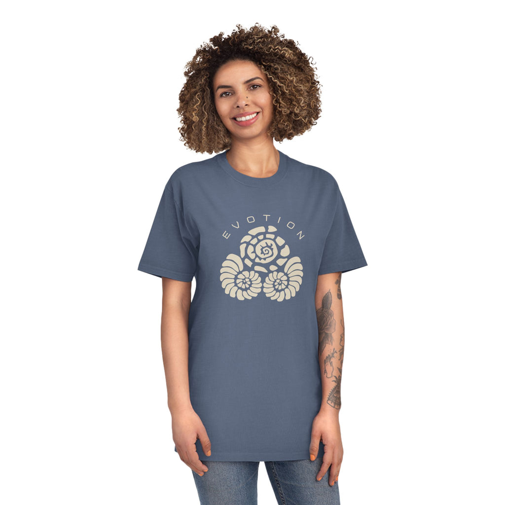 Evotion Shell Inspired Faded Tee – Unisex Skate, Surf & Streetwear T-Shirt