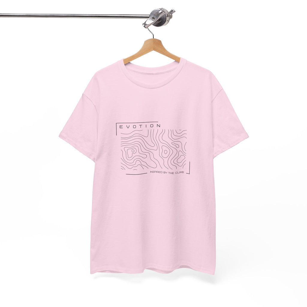 Evotion Contour Map Inspired Tee – Unisex Skate, Surf & Streetwear T-Shirt