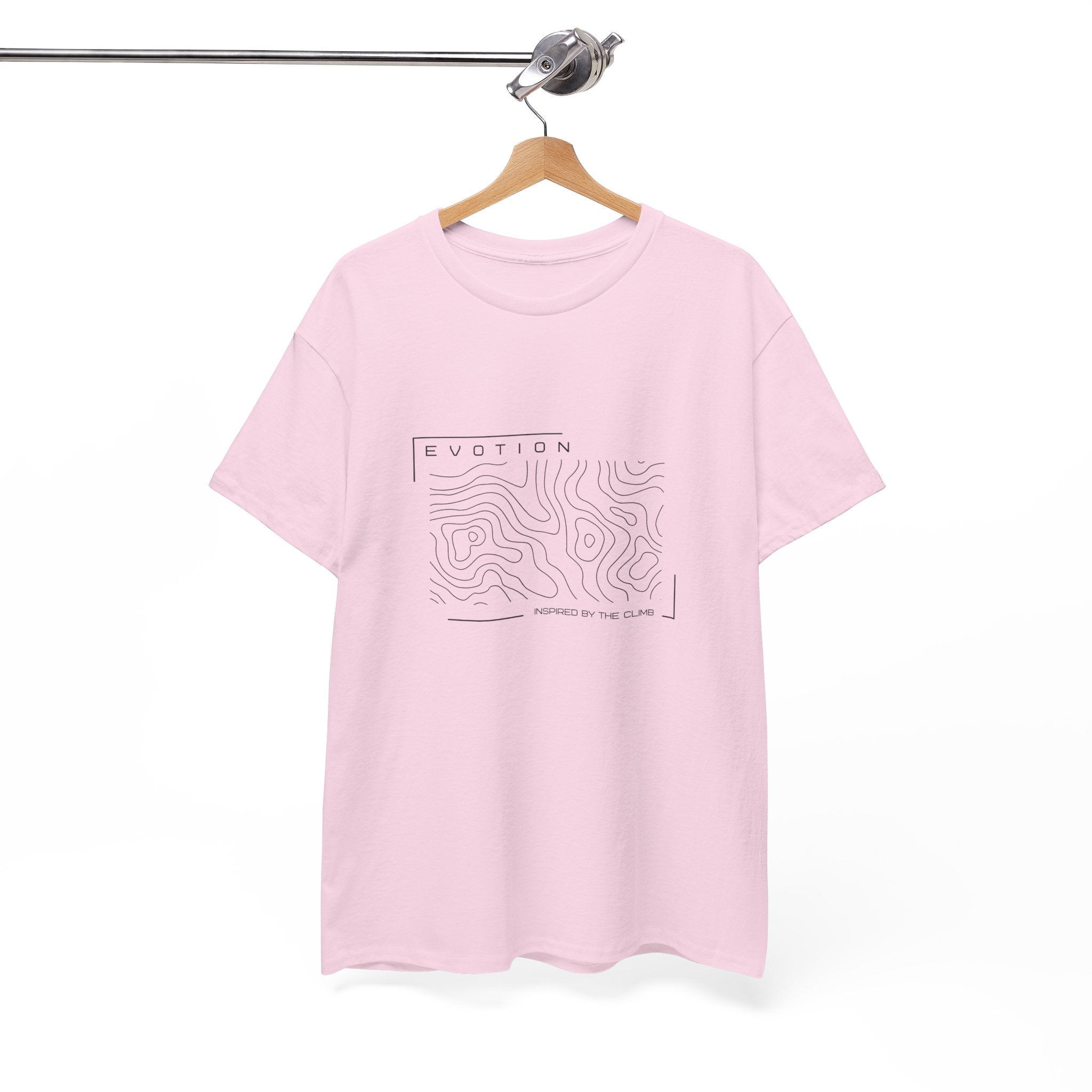 Evotion Contour Map Inspired Tee – Unisex Skate, Surf & Streetwear T-Shirt