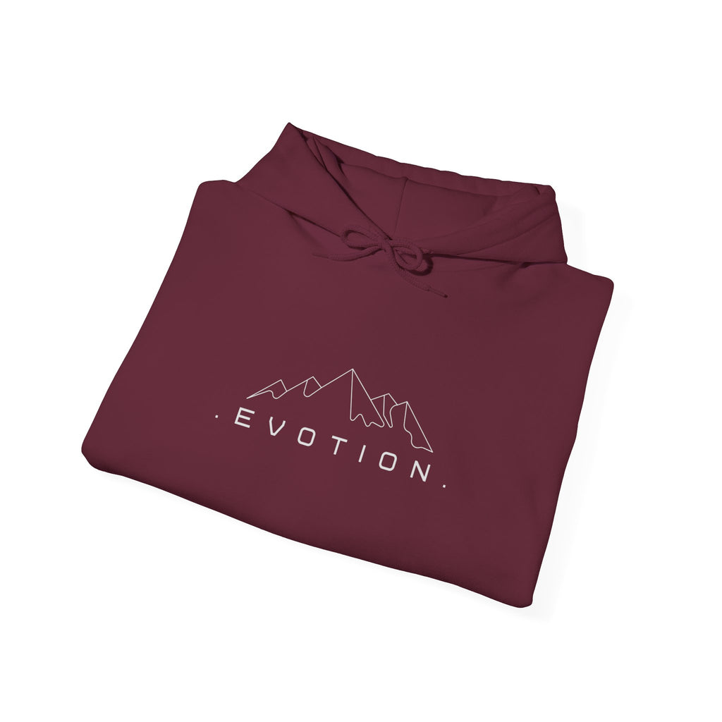 Evotion Inspirational Mountaineer Heavyweight Hoodie – Skate & Surf Pullover for Everyday Hustle